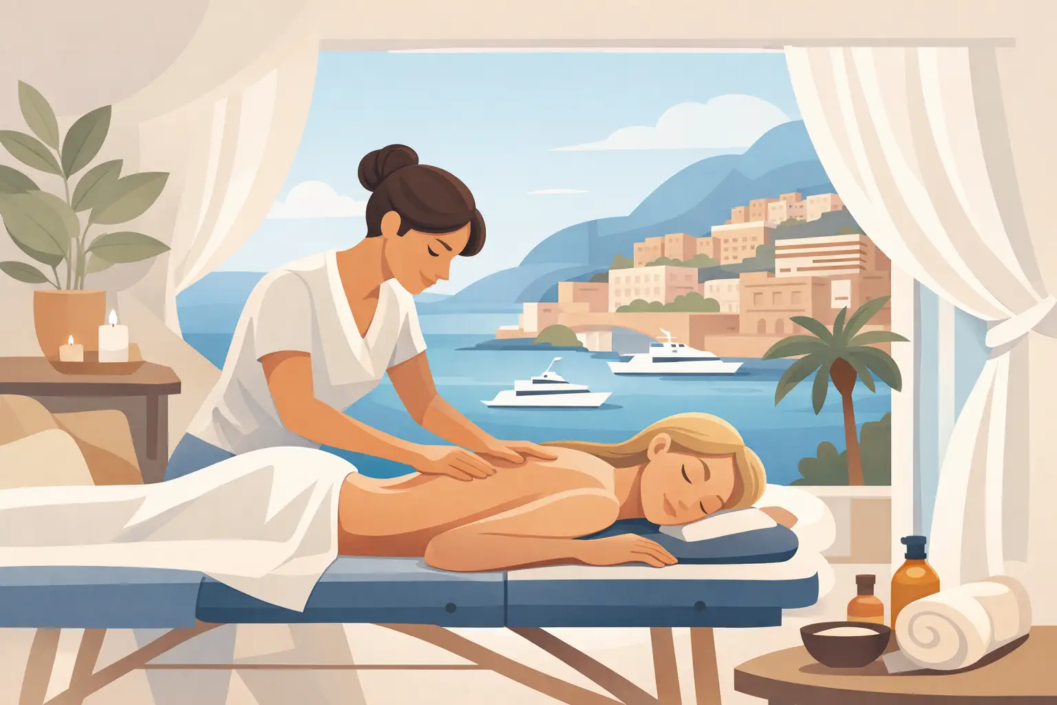 Massage à domicile Monaco femme - le bon choix
