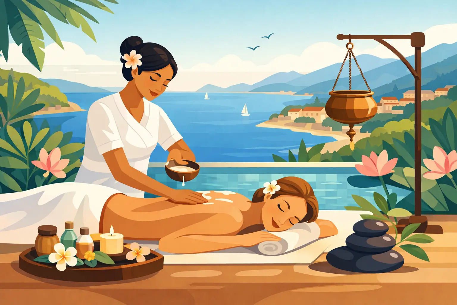 Massage ayurvédique Alpes-Maritimes