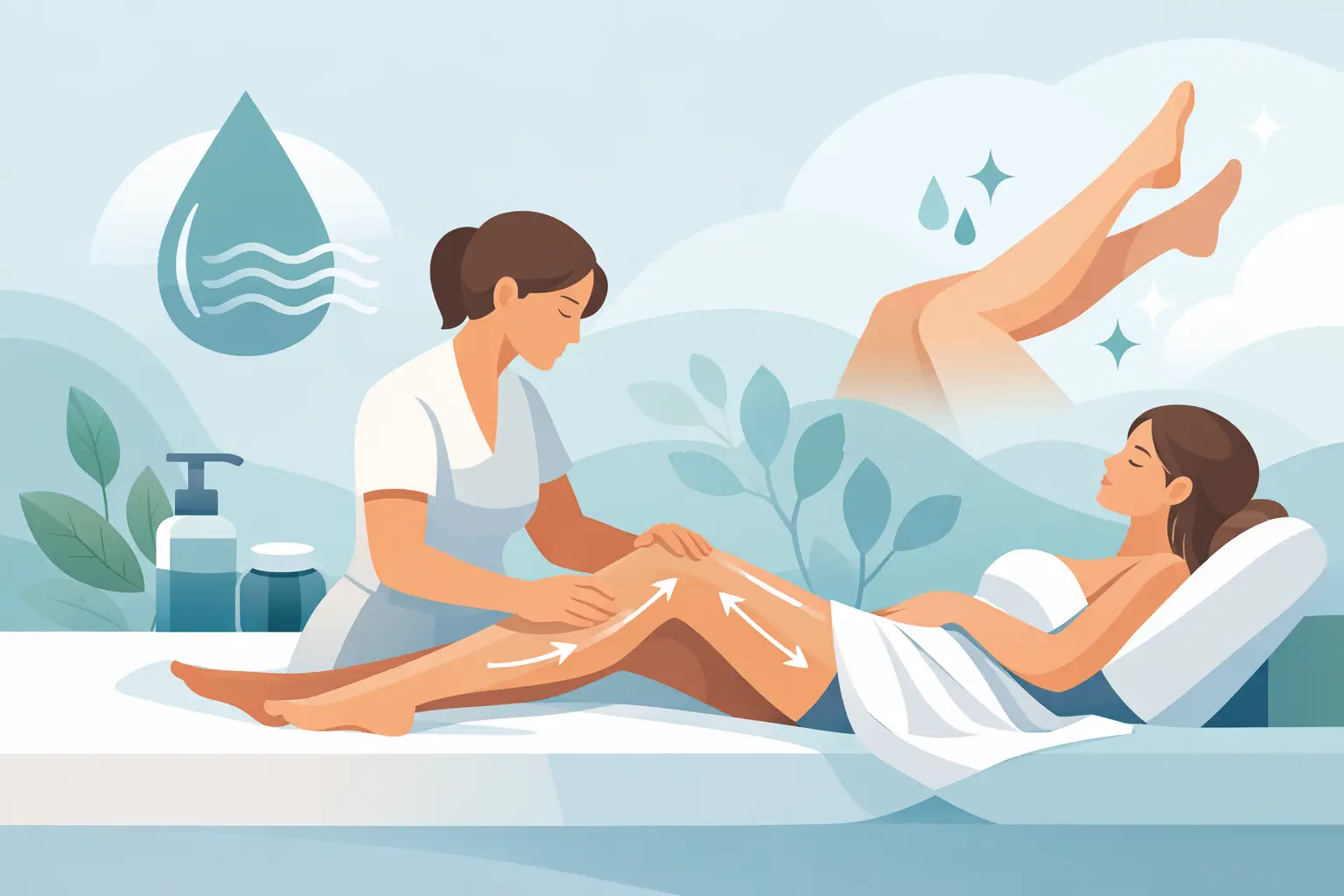 Massage drainant jambes lourdes: que faut-il attendre ?