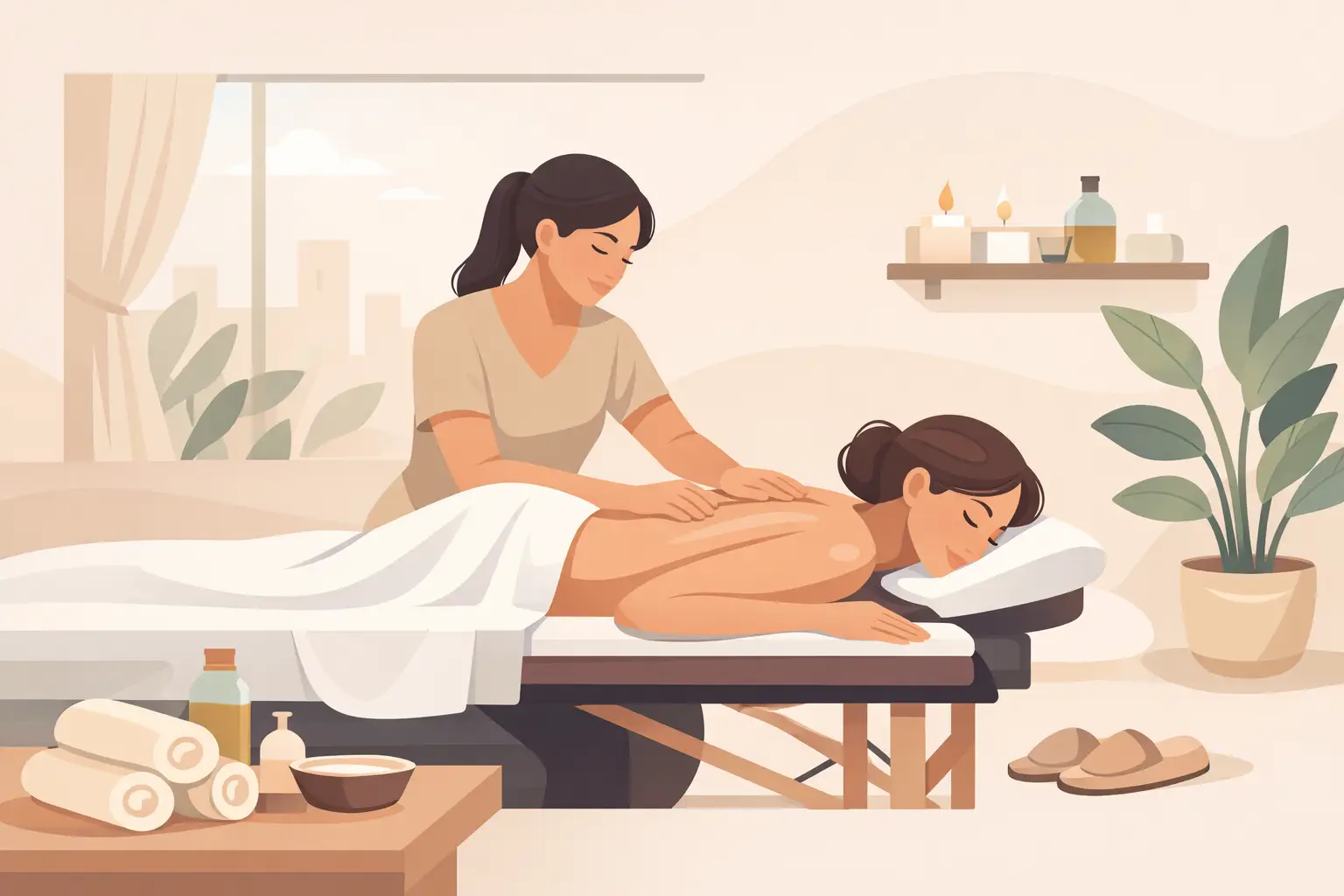 Massage sur mesure à domicile pour femmes
